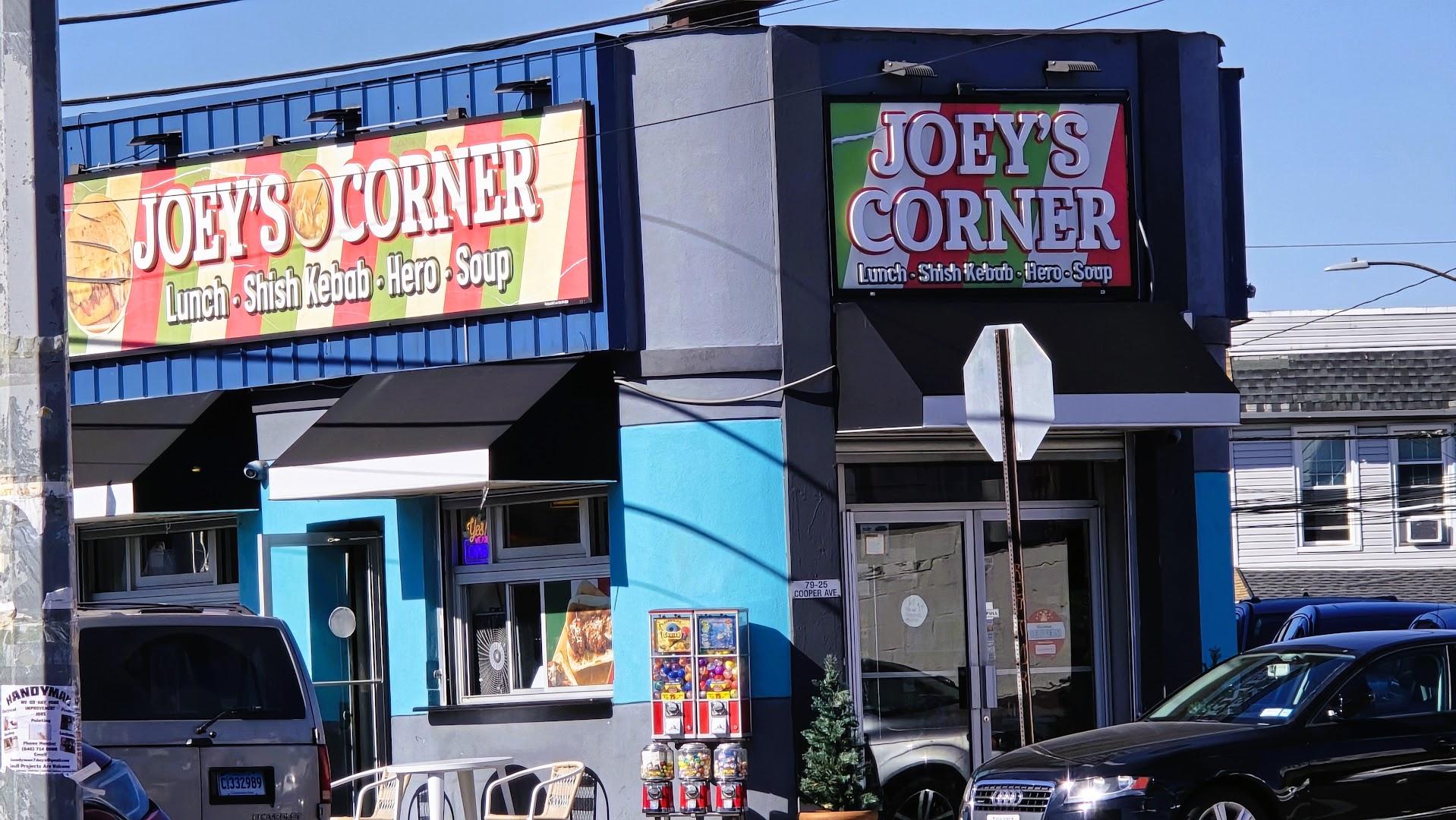 Joey's Corner Menu